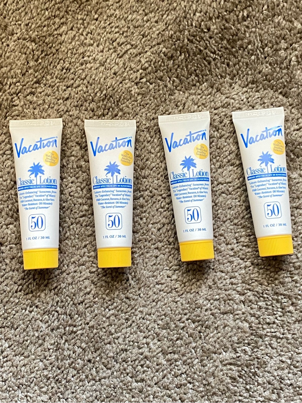 Vacation Spf 50 Classic Lotion Sunscreen Travel Size 1 Fl Oz